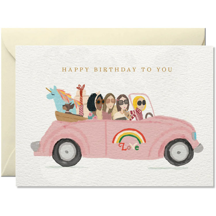 Nelly Castro - Grußkarte / Happy Birthday To You Geburtstagskarte mit Umschlag