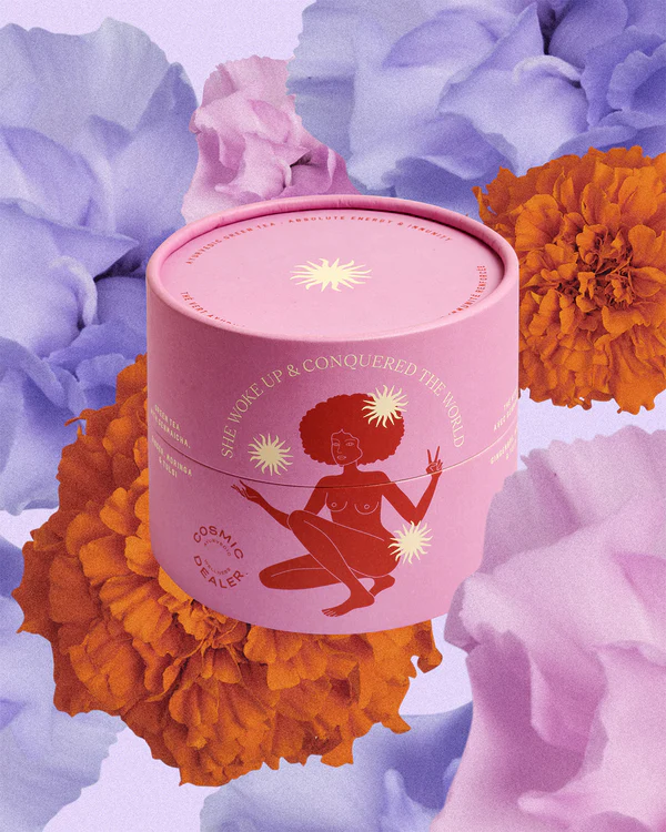 COSMIC DEALER - AYURVEDIC HERBAL TEA / SHE WOKE UP AND CONQUERED THE WORLD