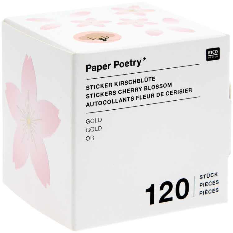 Paper Poetry - Sticker Blütenblätter, 120 Stück