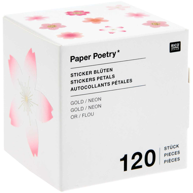 Paper Poetry - Sticker Kirschblüten, 120 Stück