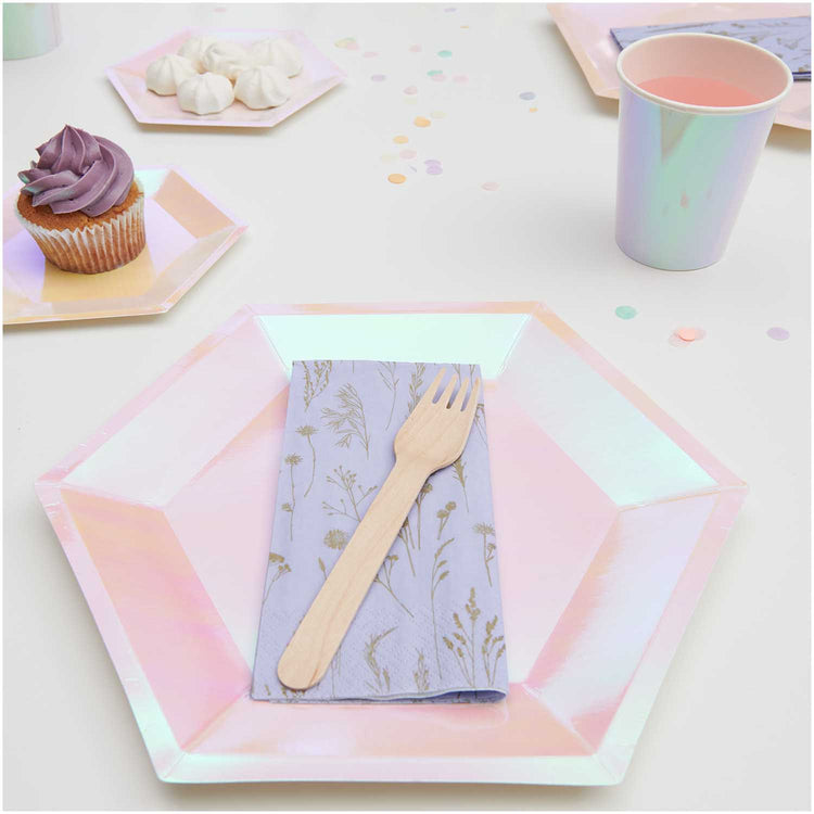 YEY! Let's Party - Servietten Gräser Lila, 20 Stück