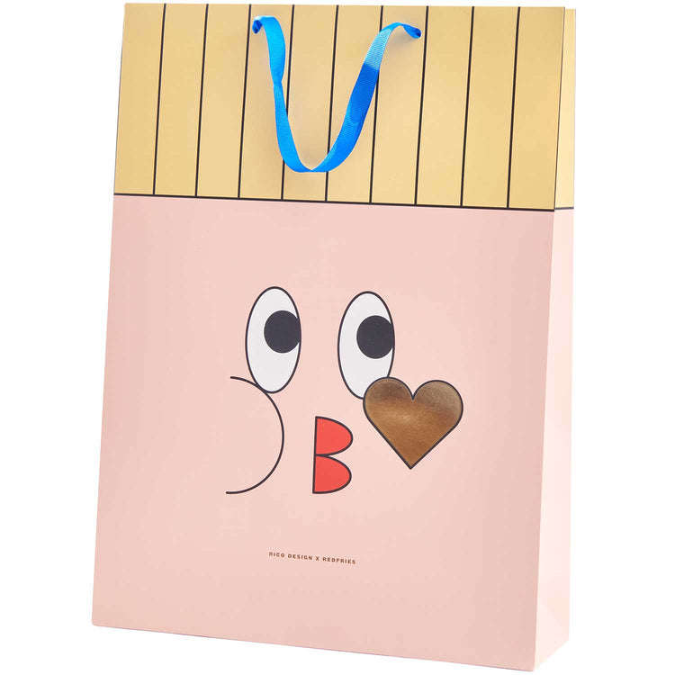 Rico Design x Redfries XL Geschenktüte Eye Candy 33 x 45 x 10 cm