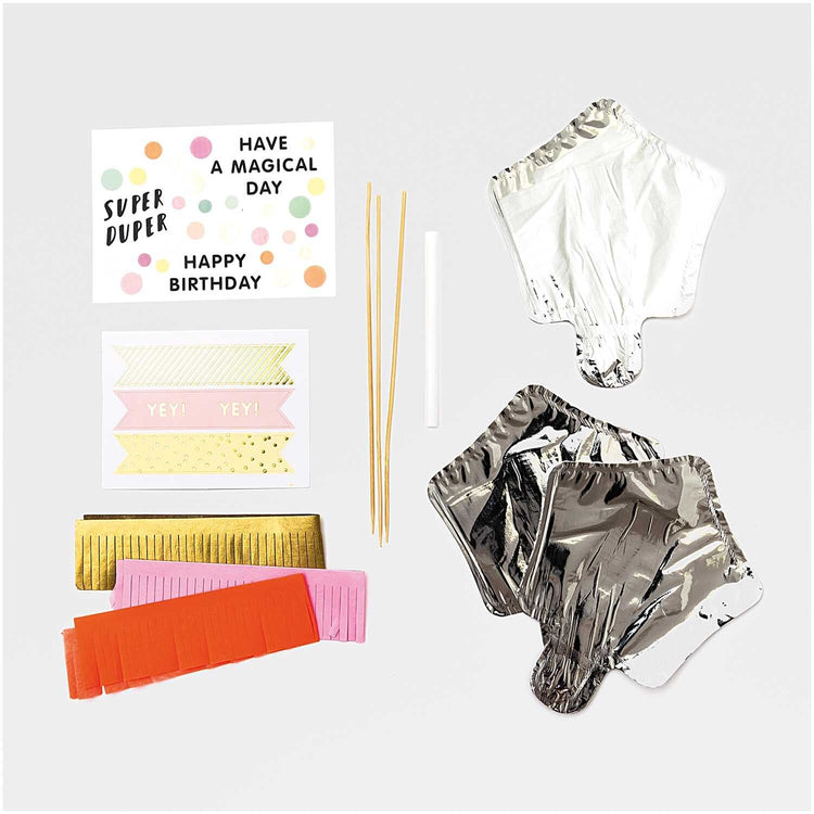 Rico Design - KUCHENTOPPER FOLIENBALLON-STERNE, 3 Stück