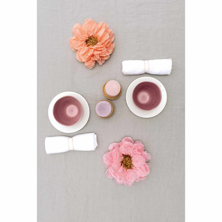 Rico Design - Seidenpapierblumen Pastell, Ø ca. 25 cm, 2 Stück