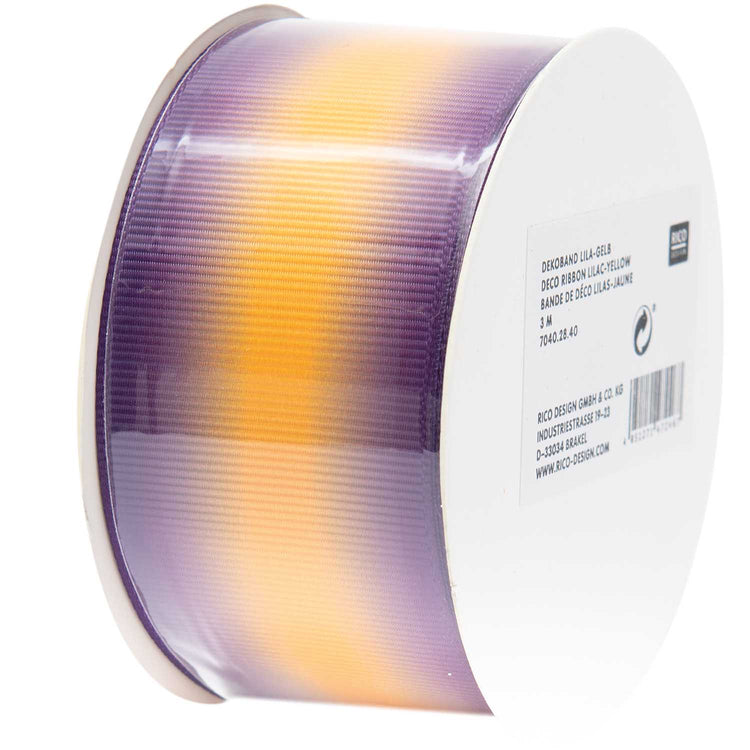 Ohhh! Lovely! Dekoband Lila-Gelb 3 m