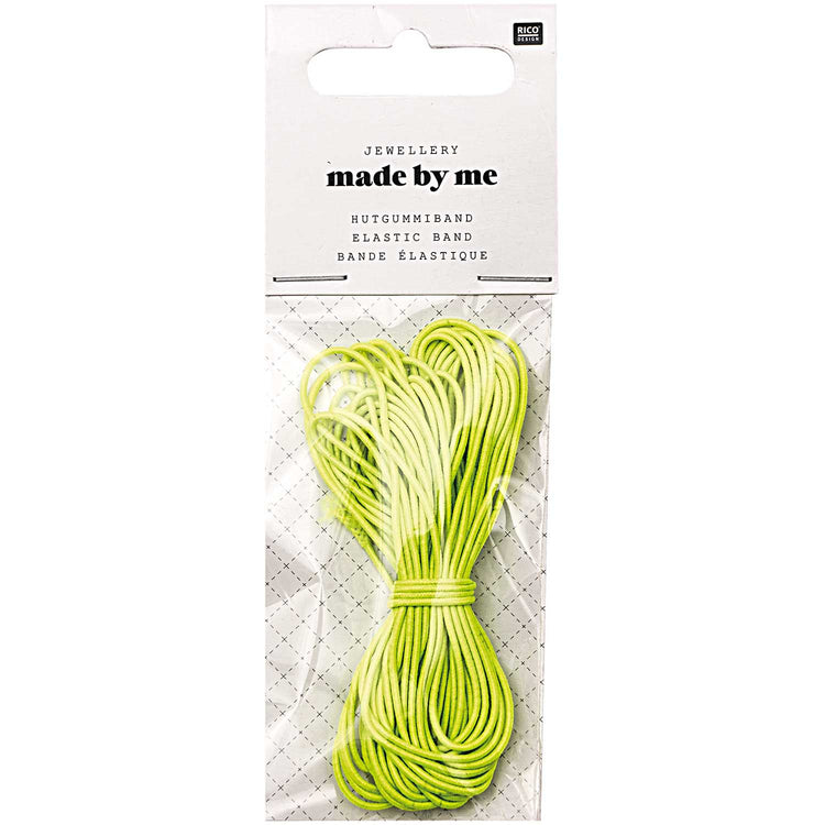 Made by Me - Hutgummiband verschiedene Farben, 5 m