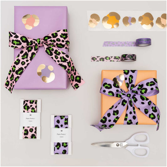 Paper Poetry - Taftband Acid Leo Flieder