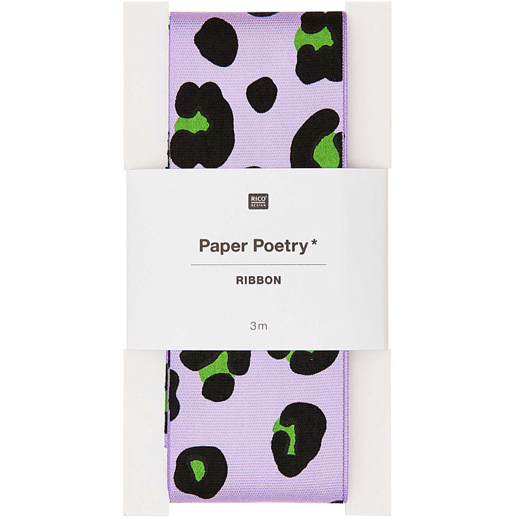 Paper Poetry - Taftband Acid Leo Flieder