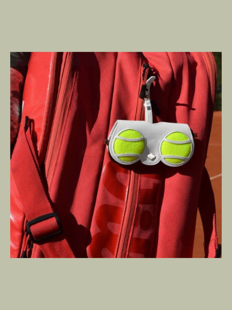 ANY DI MUNICH - Brillenetui / Suncover Tennis Brushed Silver