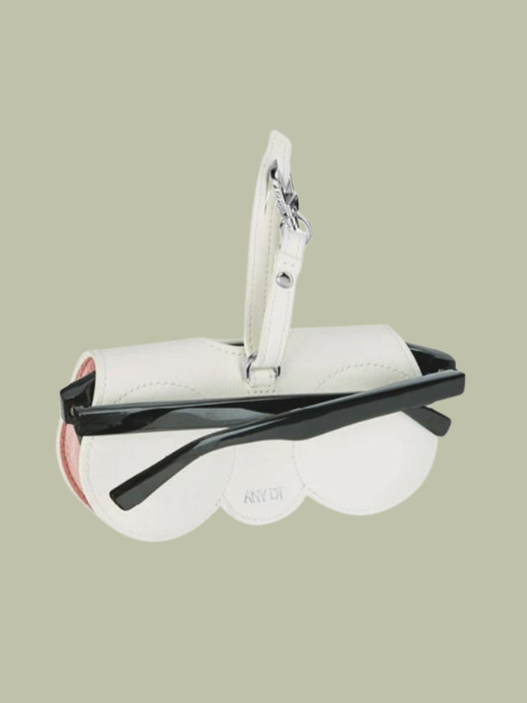 ANY DI MUNICH - Brillenetui / Suncover Tennis Brushed Silver