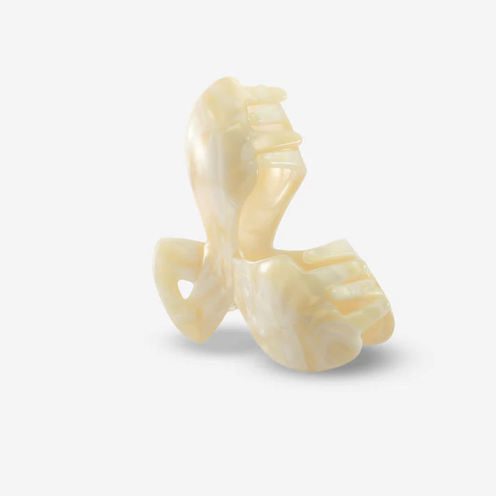 Sasstie - Haarklammer Arc Pearl (hochkant mit Klammerdetail)