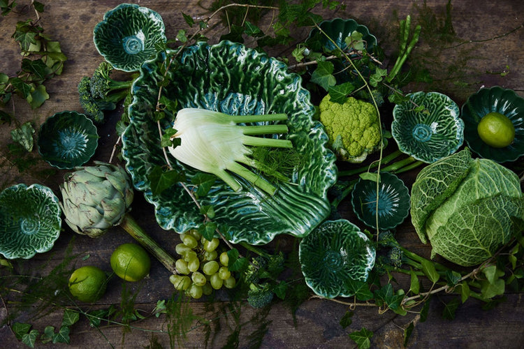 BYON Studio Veggie Schale L Grün (Veranschaulichung Tisch-Setting)