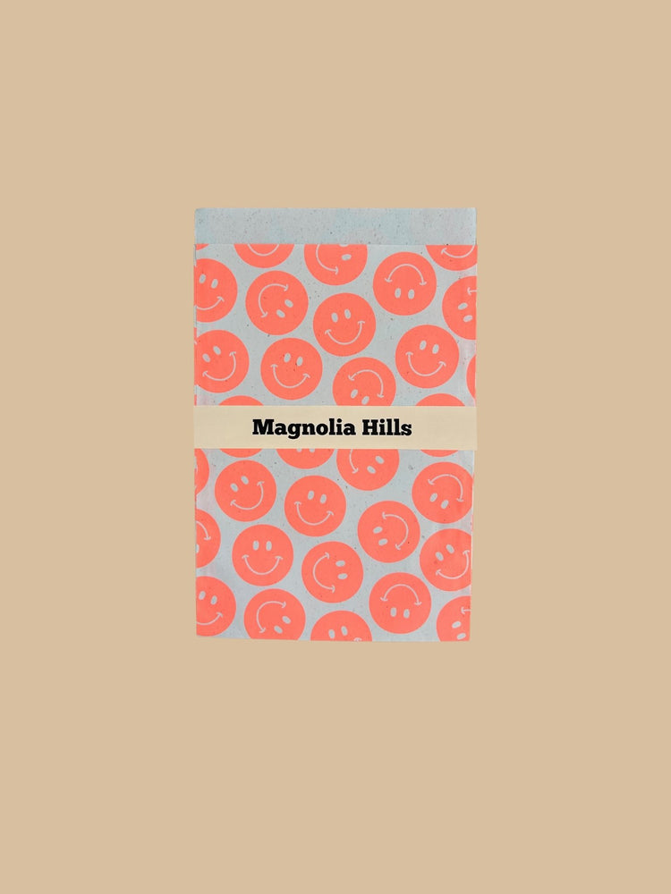 Flatbag Smiley Neon-Orange und Naturton_2