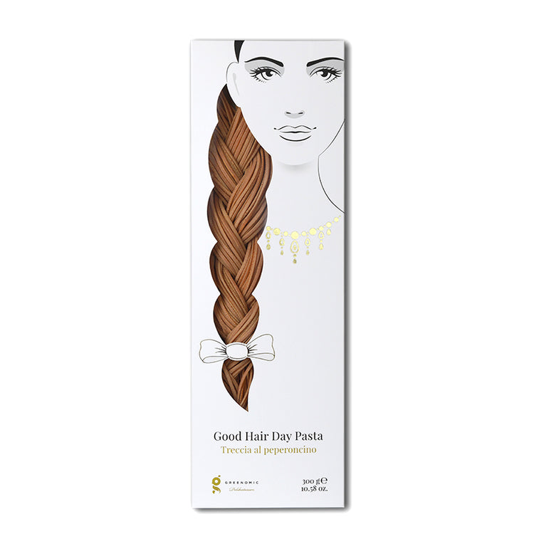 Good Hair Day Pasta - Pasta Treccia al Peperoncino von Greenomic Delikatessen