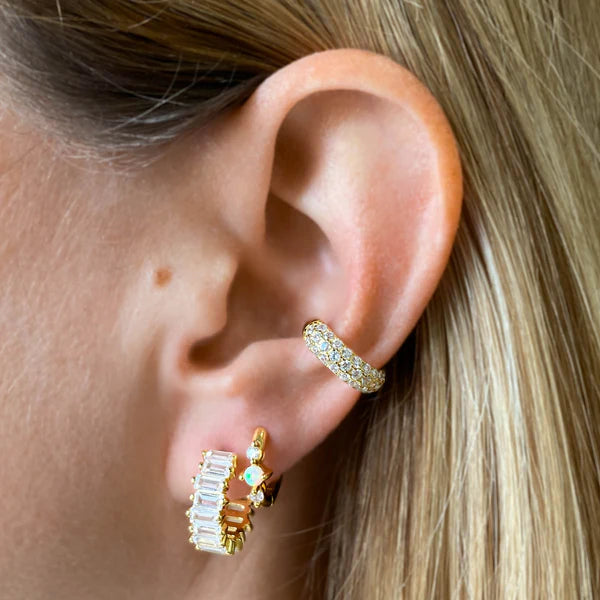 Atelier Brandlinger - Ohrringe Kreta (Weiß)