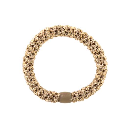 KKNEKKI Haargummi Beige Glitter