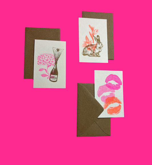 Togethery - Minikarten mit Umschlag / verschiedene Motive / Premiumpapier