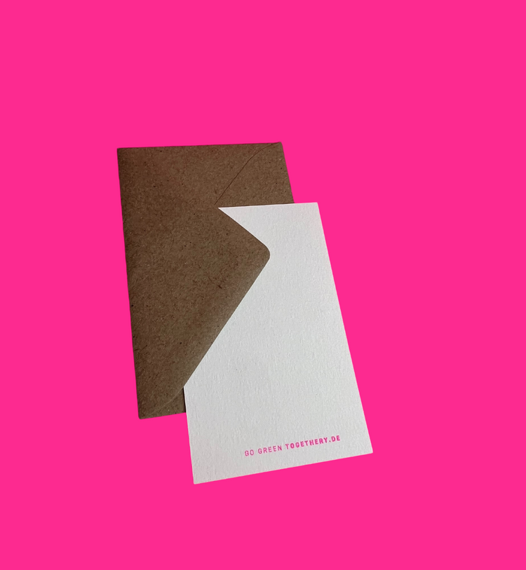 Togethery - Minikarten mit Umschlag / verschiedene Motive / Premiumpapier