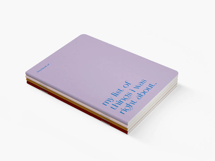 TYPEALIVE - Notizheft / Right About