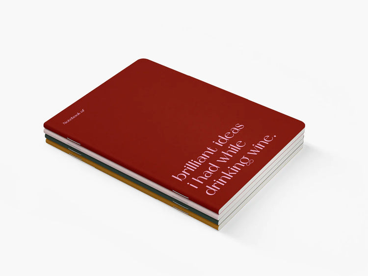 TYPEALIVE - Notizheft / Brilliant Wine