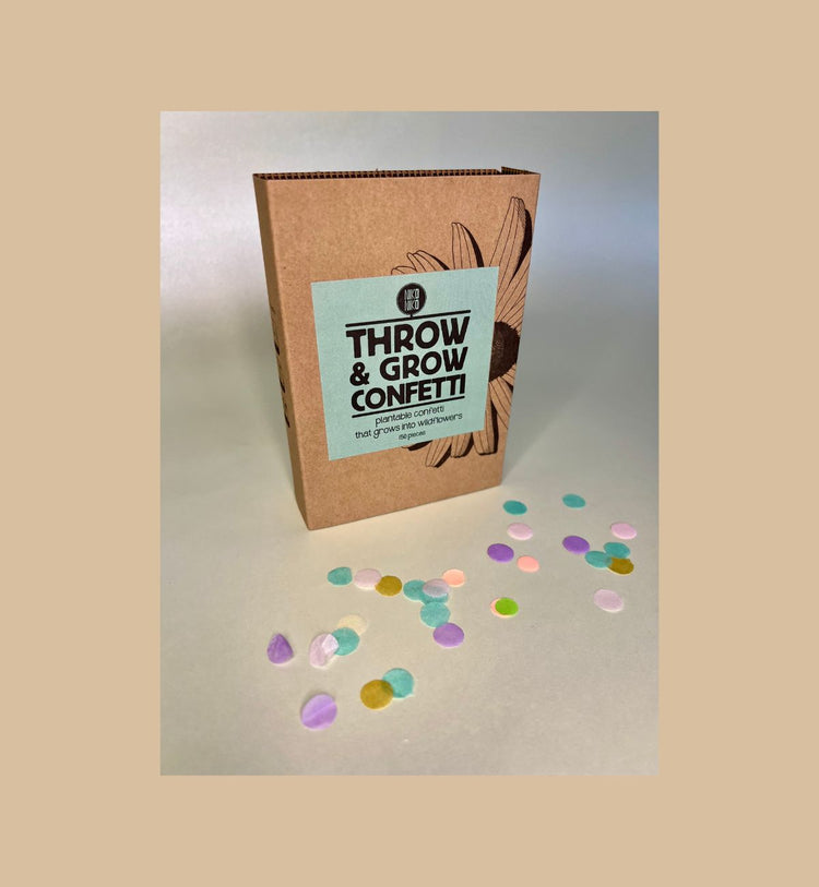 Niko Niko - Throw & Grow Konfetti (Blumenform)