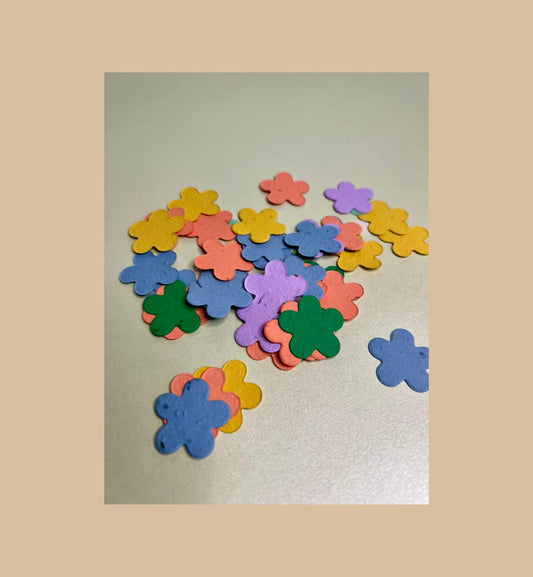 Niko Niko - Throw & Grow Konfetti (Blumenform)