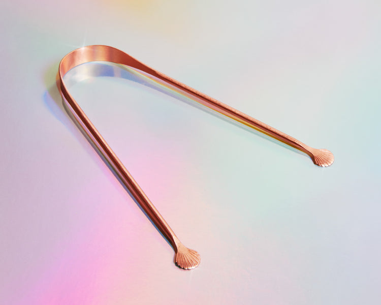 Zungenreiniger von Cosmic Dealer aus Kupfer