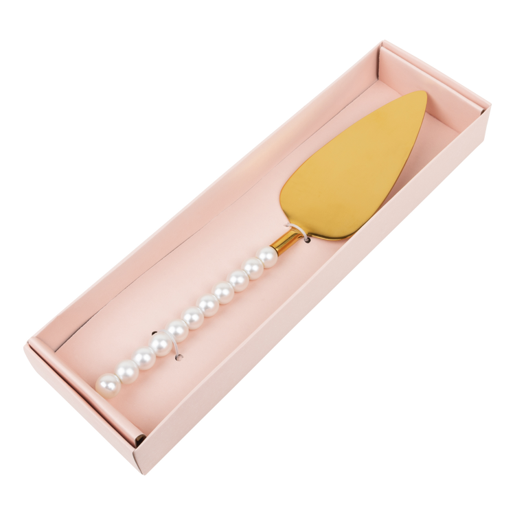 LEPELCLUB / Kuchen- & Tortenheber mit Perlenverzierung