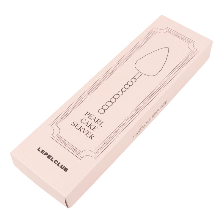 LEPELCLUB / Kuchen- & Tortenheber mit Perlenverzierung