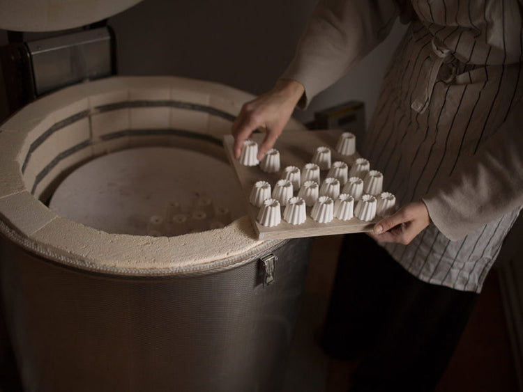 OVO Things - Mini Porzellan Kerzenhalter glossy white