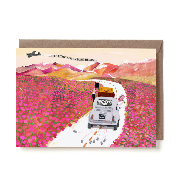 Reddish Design - Grußkarte / Marriage Adventure mit Umschlag