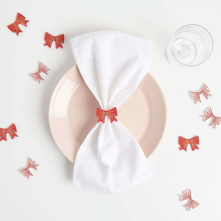 Filzstreu Schleifen von Rico Design als Tischdeko