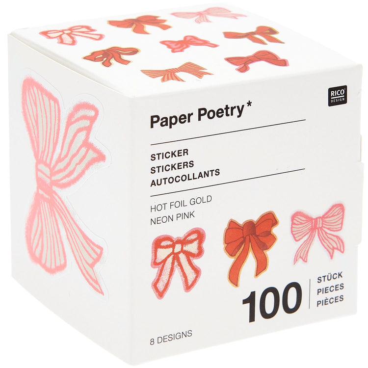 Sticker in Schleifenform in verschiedenen Farben von Rico Design