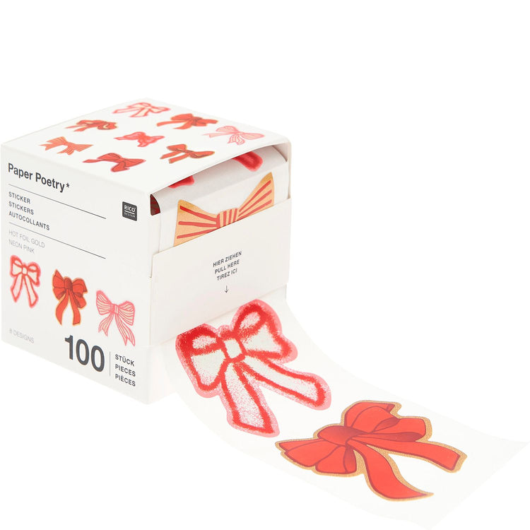 Sticker in Schleifenform in verschiedenen Farben von Rico Design