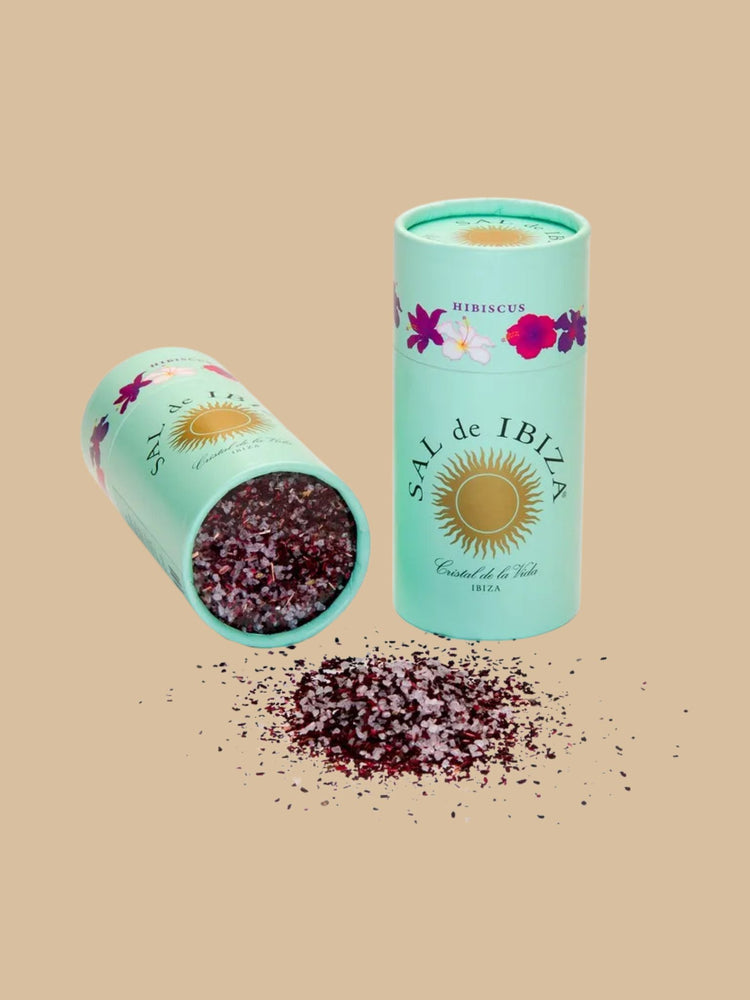 SAL de IBIZA - Granito con Hibiscus (natürlich belassene Meersalz mit Hibiskusblüten)