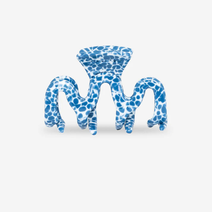 Haarklammer Wave Denim von Sasstie Frontalansicht