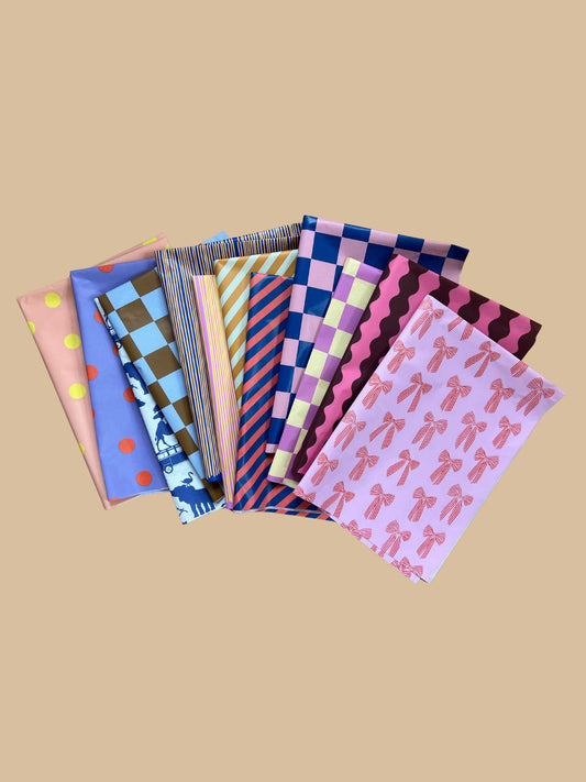 verschiedener Mix an Seidenpapier