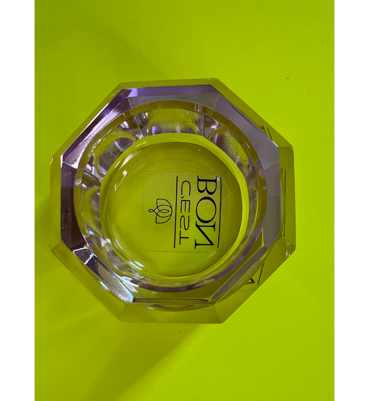 C'est Bon - Kerzenhalter Kristall Violett für Teelicht, 6 x 6 x 4 cm