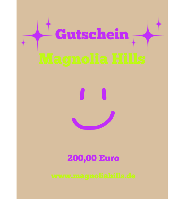 Geschenkgutschein Magnolia Hills (digital)