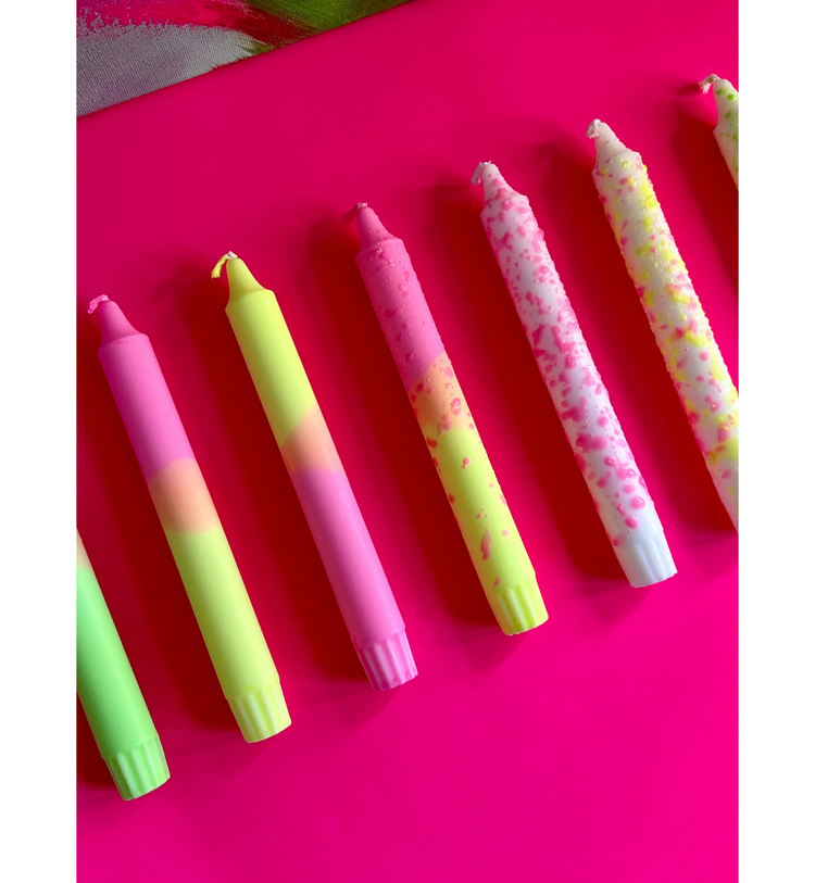 Nordtrice Candles - Kerze Neon Colours Mix