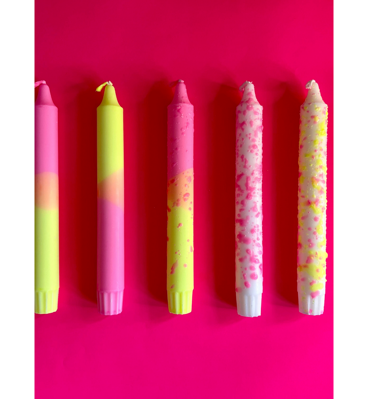 Nordtrice Candles - Kerze Neon Colours Mix