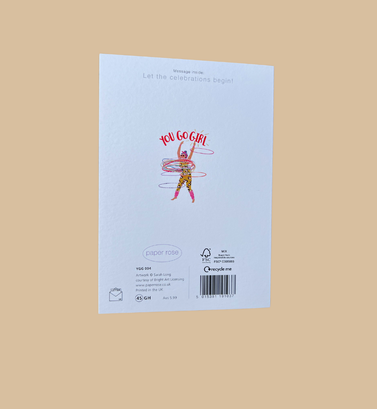 Paper Rose - Grußkarte / BIRTHDAY BUBBLES Geburtstagskarte mit Umschlag