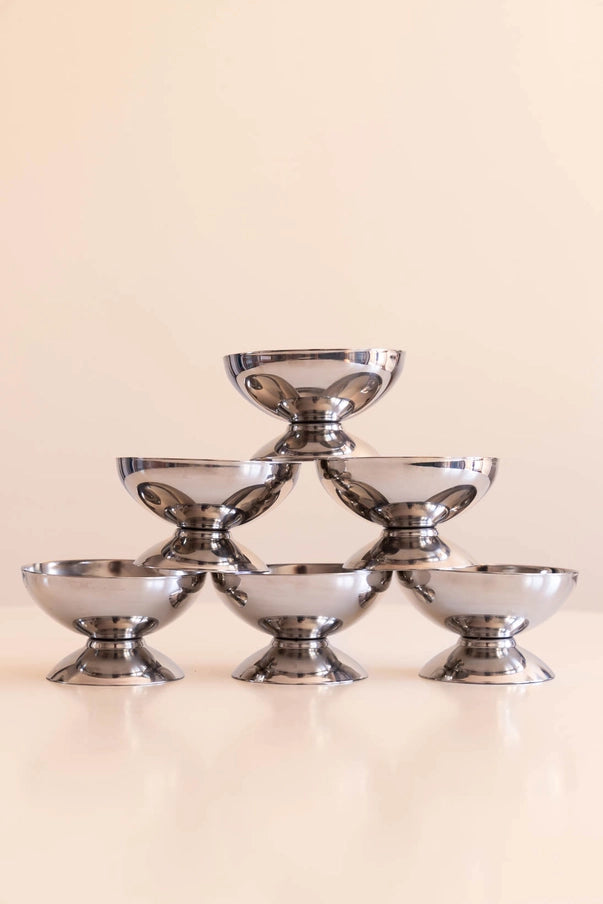 VALSA HOME - RETRO Ice Cream Cup / Edelstahl, 1 Stück