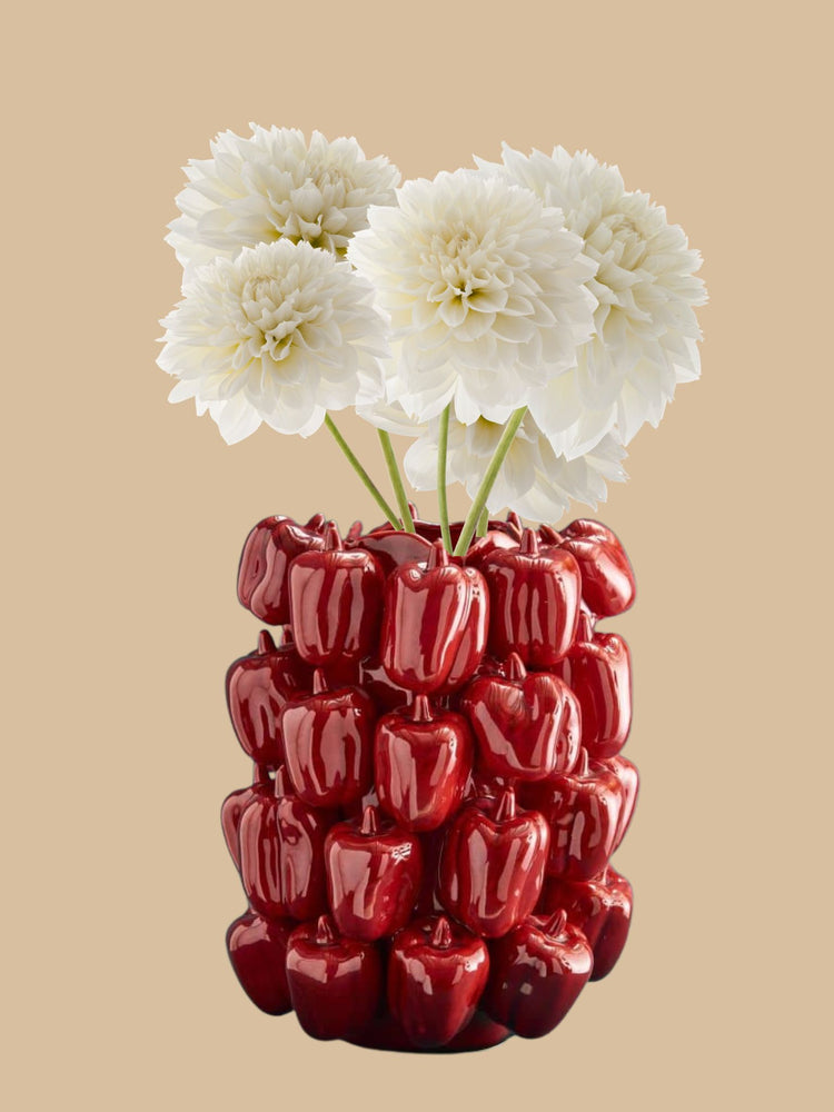 WERNS - Designer Vase Paprika, Rot