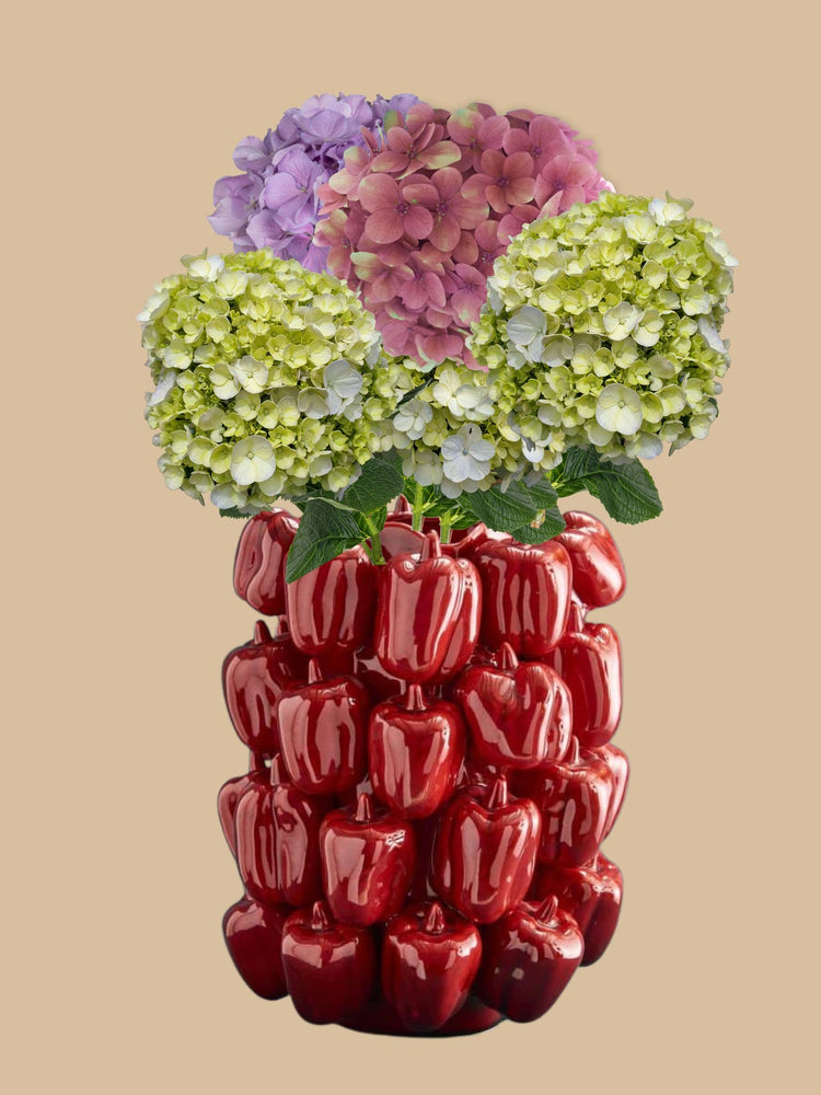 WERNS - Designer Vase Paprika, Rot