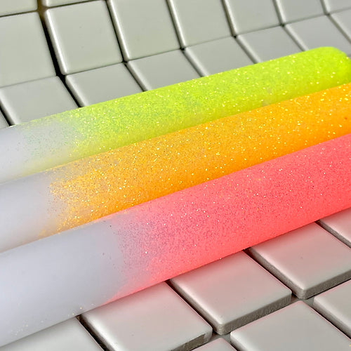 Pink Stories - Kerze Dip Dye Glitter * Sparkling Party