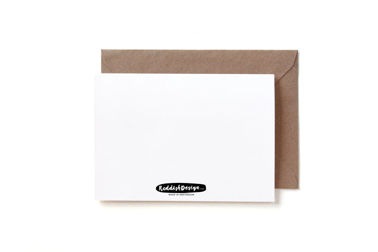 Reddish Design - Grußkarte / Have A Good Trip mit Umschlag