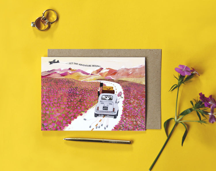 Reddish Design - Grußkarte / Marriage Adventure mit Umschlag