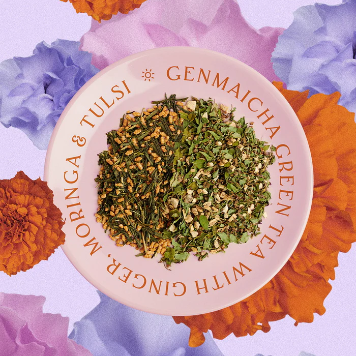 Genmaicha mit geröstetem braunen Reis und Sencha-Grüntee aus Japan