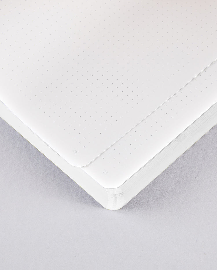 Notizbuch Graphic Thermo L - Fading Memories, 256 Seiten, Punktraster Grau